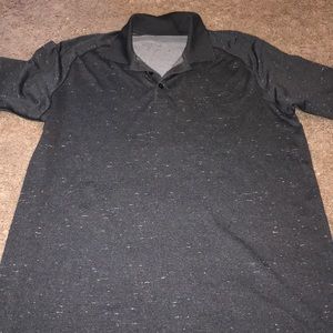 Mens lululemon grey collared shirt